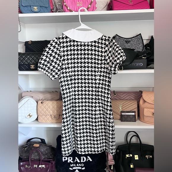 Revolve More To Come Rachelle Mini Dress in Houndstooth - NWT - Picture 10 of 10
